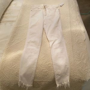Frame white le high skinny jeans NWT